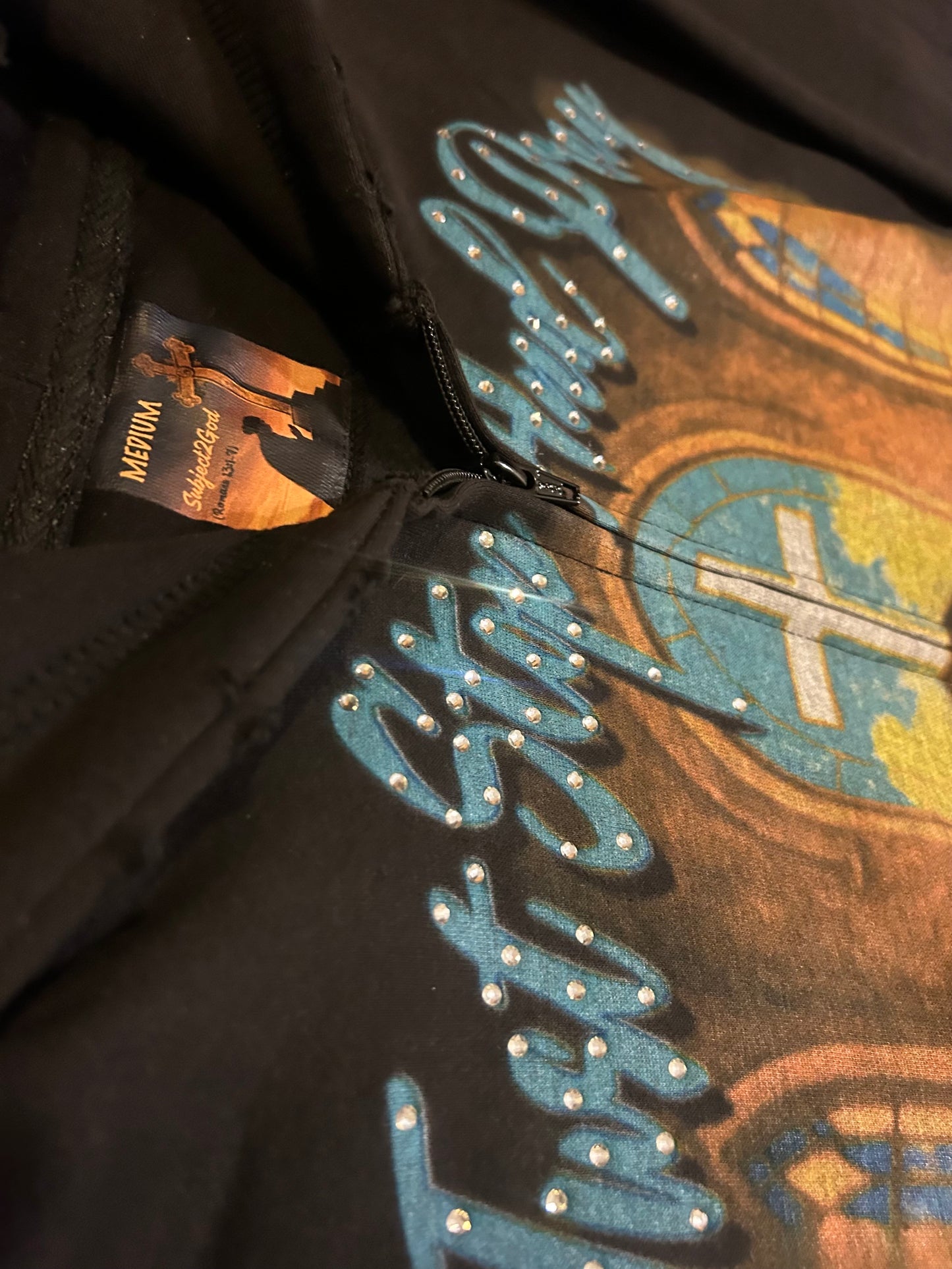 "Just Stop & Pray" Zip-Up