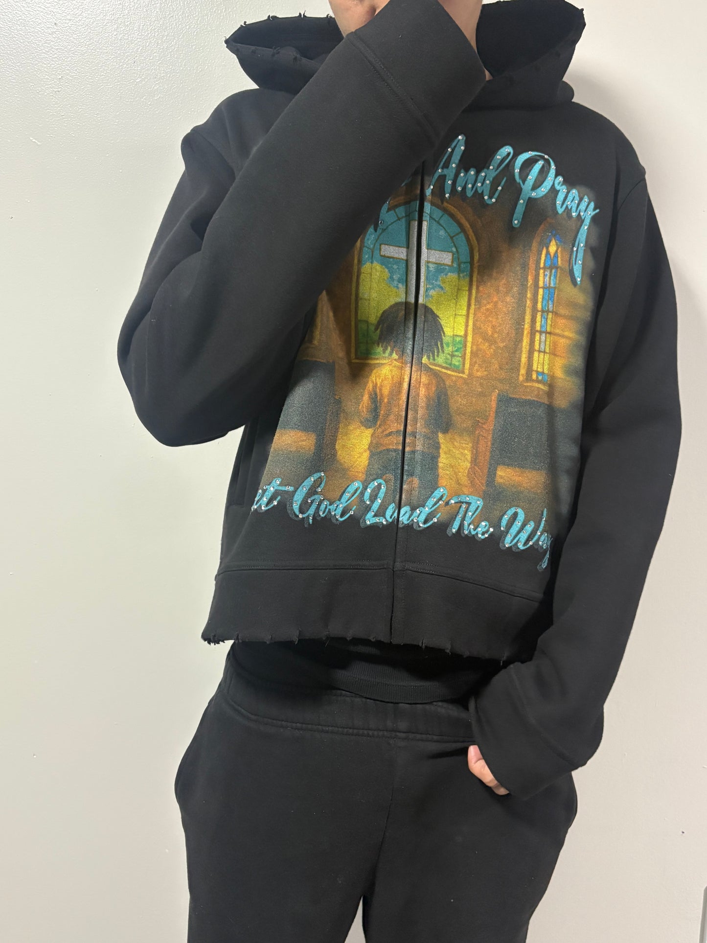 "Just Stop & Pray" Zip-Up